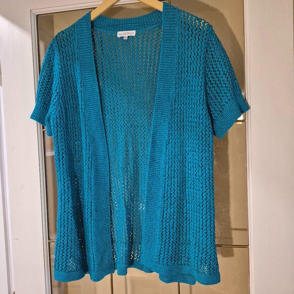 Northern Reflections Short Sleeve Open Cardigan - Picture 1 of 6